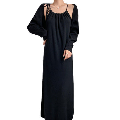 Damen Maxikleid Verstellbare Träger Elegant Norvielle