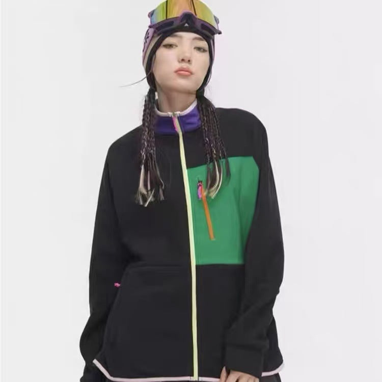 Damen Outdoor-Jacke Funktionstaschen Reißverschluss Norvielle