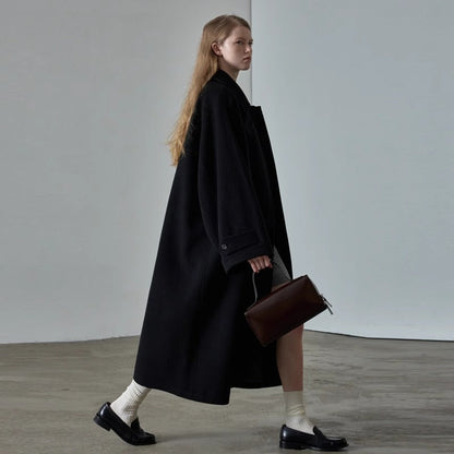 Damen Oversized Wollmantel Norvielle -> Damen Wollmantel Oversized