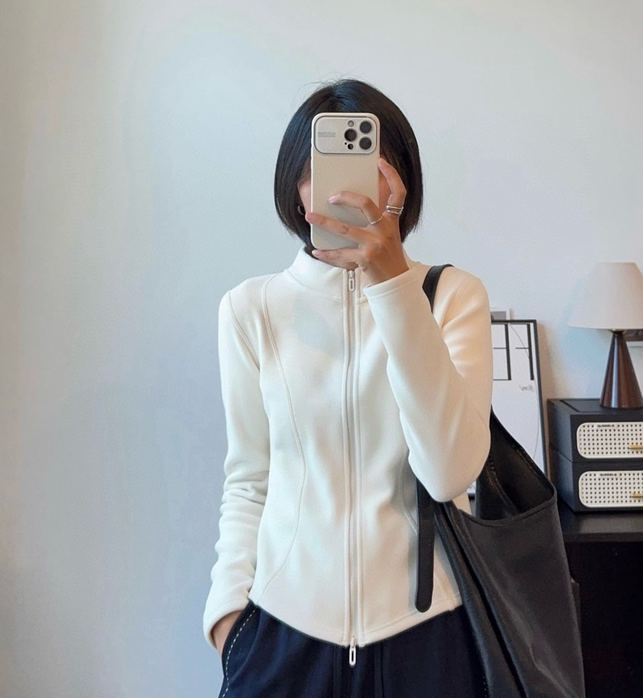 Damen Fleecejacke Stehkragen Sportlich Norvielle