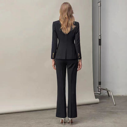 Damen Eleganter Doppelreihen Anzug Norvielle