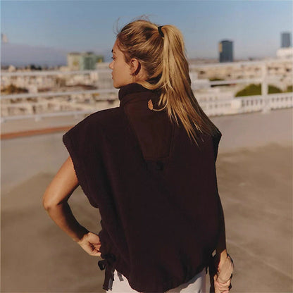 Damen Fleecejacke mit Kordelzügen Norvielle