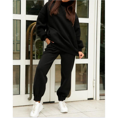 Damen Sweatshirt-Set mit Jogginghose Moderner Schnitt Norvielle