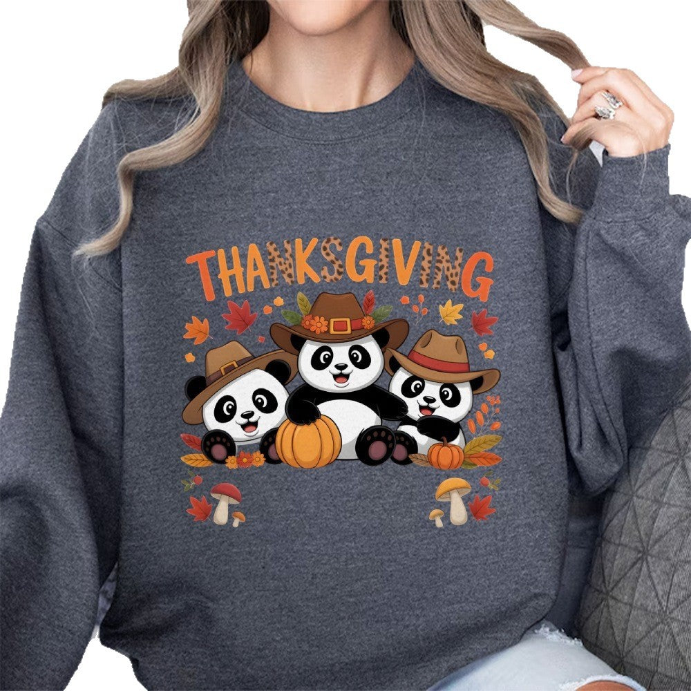 Damen Sweatshirt Lustiges Tierdesign Herbstlich
