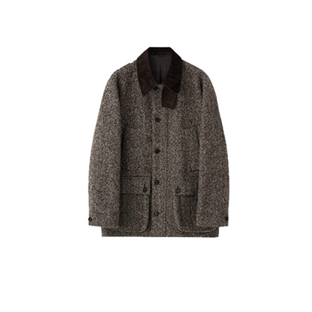 Damen Übergangsjacke Herringbone-Design Norvielle
