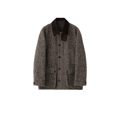 Damen Übergangsjacke Herringbone-Design Norvielle