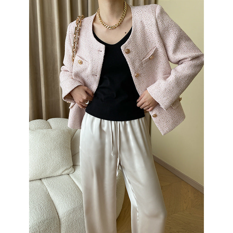 Damen Bouclé-Jacke Strukturiert Norvielle