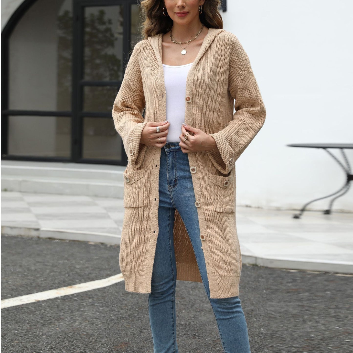 Damen Strickjacke Komfort Norvielle Elegantes Design