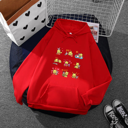 Damen Hoodie Pikachu Motiv Baumwolle