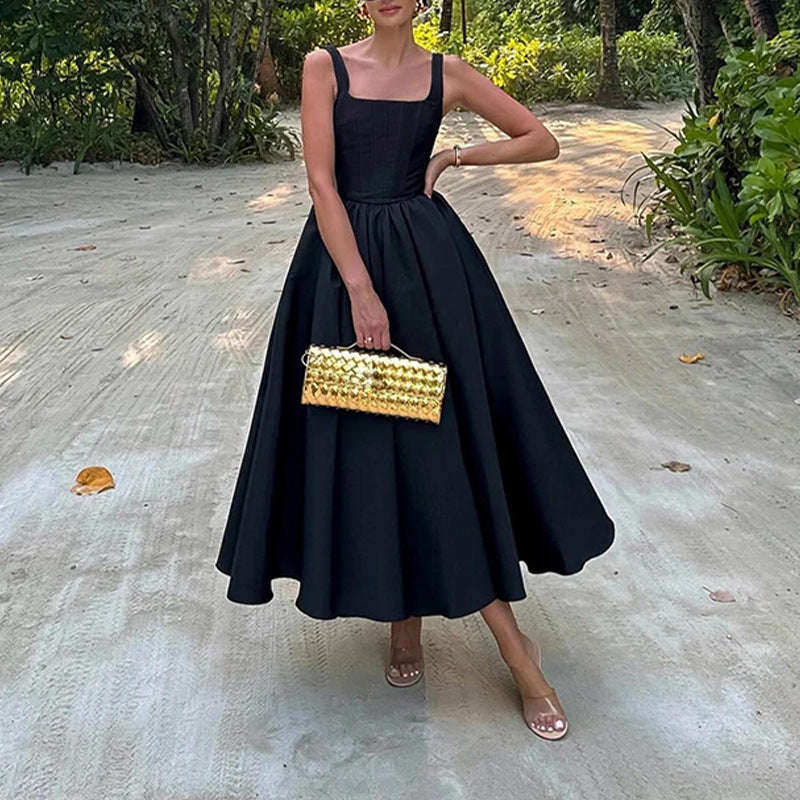 Damen Ballkleid Norvielle Schmal Oberteil Weit Rock - Norvielle
