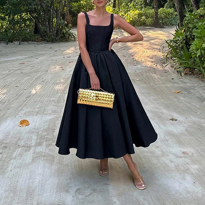 Damen Ballkleid Norvielle Schmal Oberteil Weit Rock - Norvielle