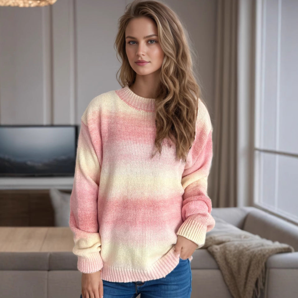 Damen Pullover Moderner Stil Norvielle