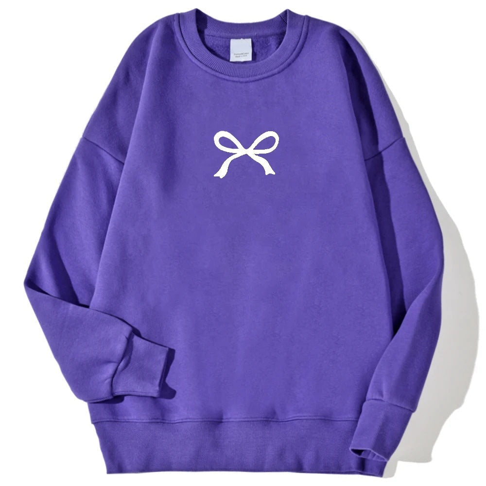 Damen Sweatshirt mit Schleifenmotiv Norvielle