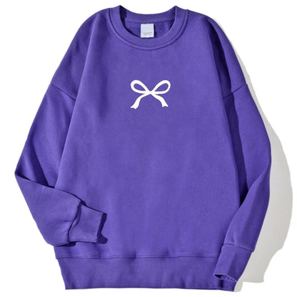 Damen Sweatshirt mit Schleifenmotiv Norvielle