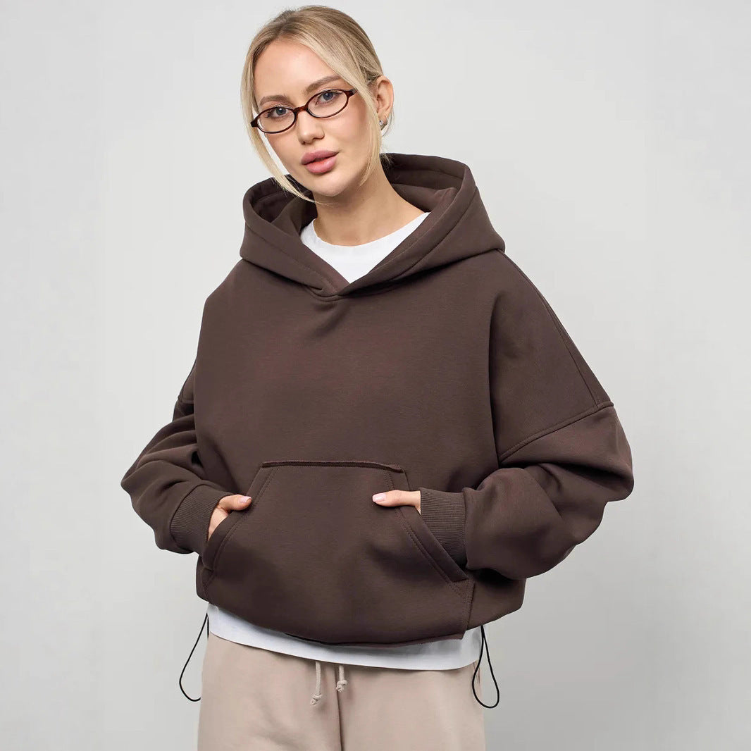 Damen Oversized Kapuzenpullover Bequem Norvielle - Norvielle