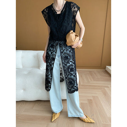 Damen High-Waist Jeans Weite Passform Nachhaltiges Denim