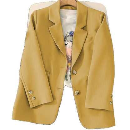 Damen Blazer Doppelter Knopfleiste Norvielle