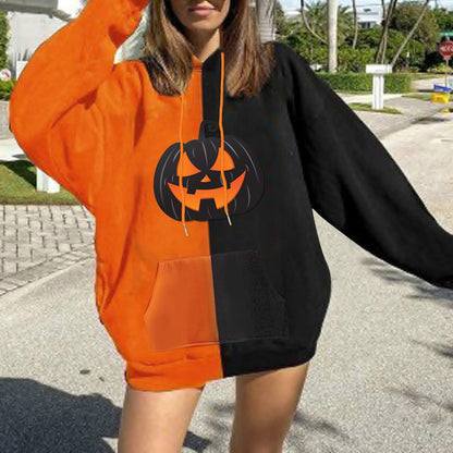 Damen Kapuzenpullover Halloween-Motiv