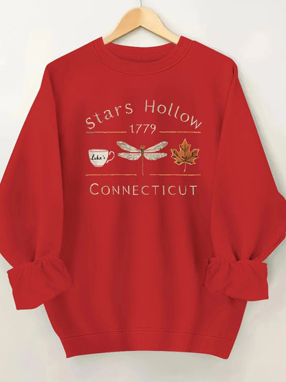 Damen Sweatshirt Stars Hollow Motiv Norvielle