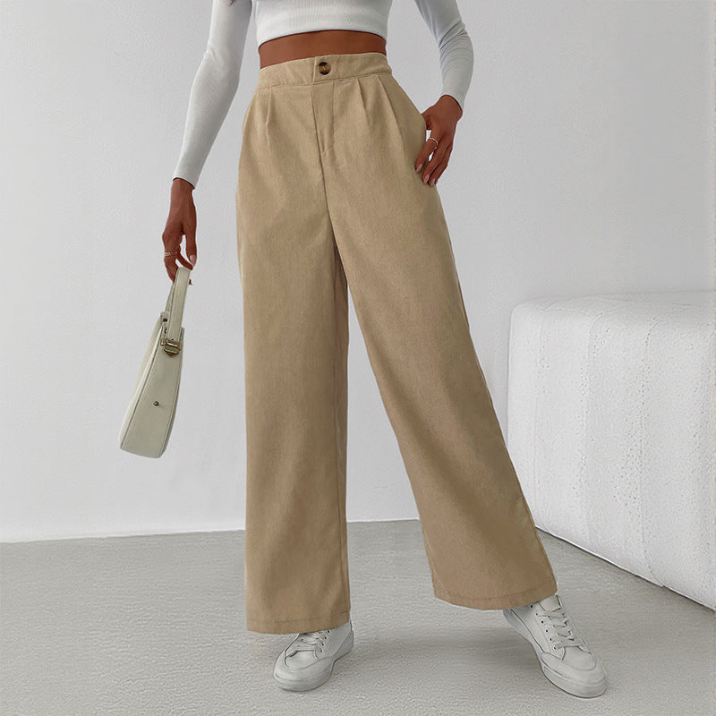 Damen Langarmshirt Cropped und Culotte-Hose Weite Bein Norvielle