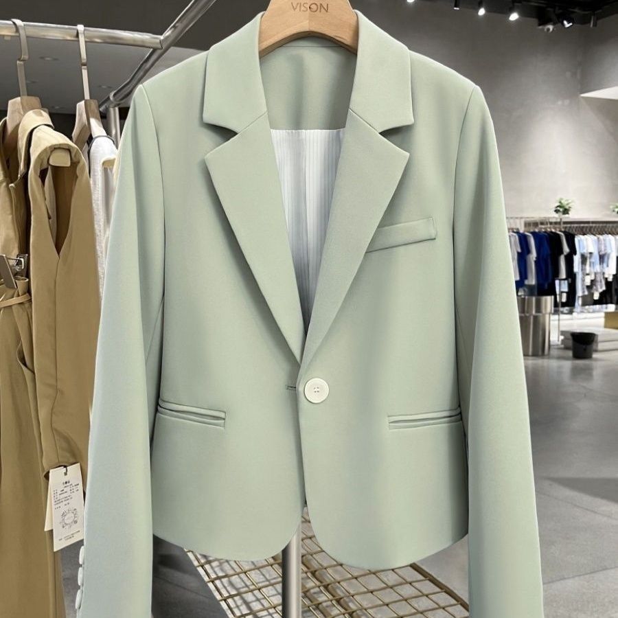 Damen Blazer Tailliert Schmal Revers Norvielle