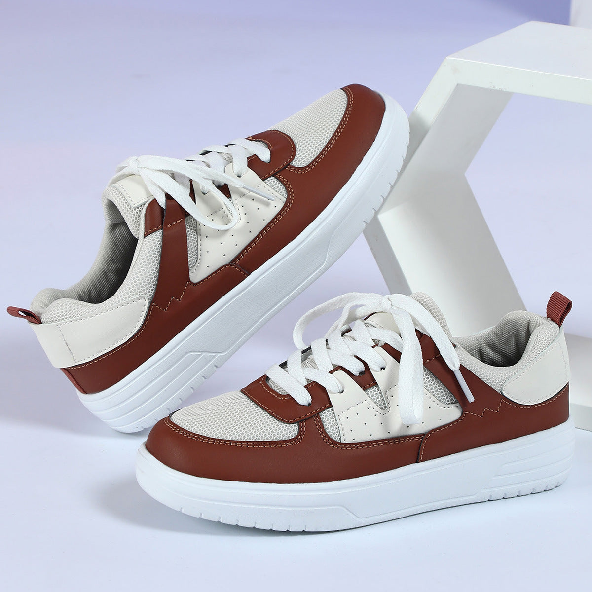 Norvielle Damen Sneaker Stylisch Bequem