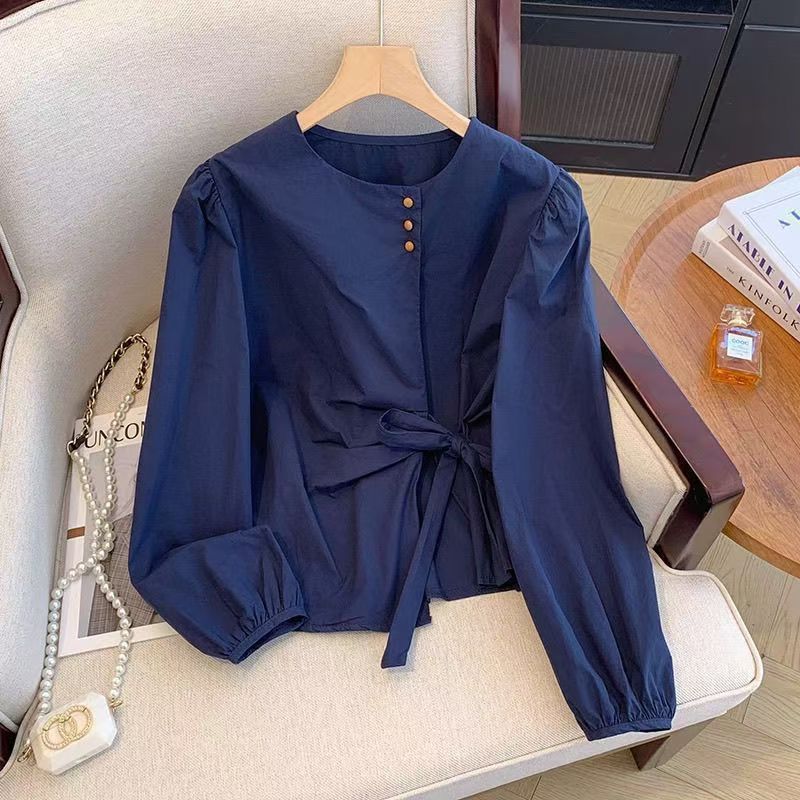 Damen Bluse Elegante Schleifenbindung Norvielle - Norvielle