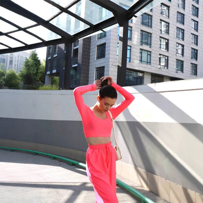 Damen Lounge-Set Weites Oberteil Lässige Hose Norvielle