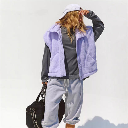 Damen Fleecejacke mit Kordelzügen Norvielle