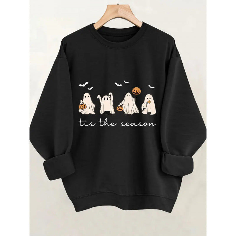 Damen Sweatshirt Gruseliges Motiv Norvielle