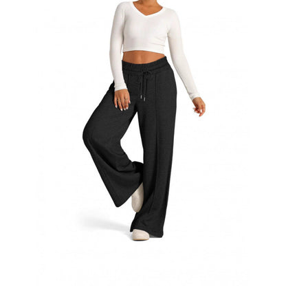 Damen Jogginghose Elastischer Bund Seitentaschen Norvielle