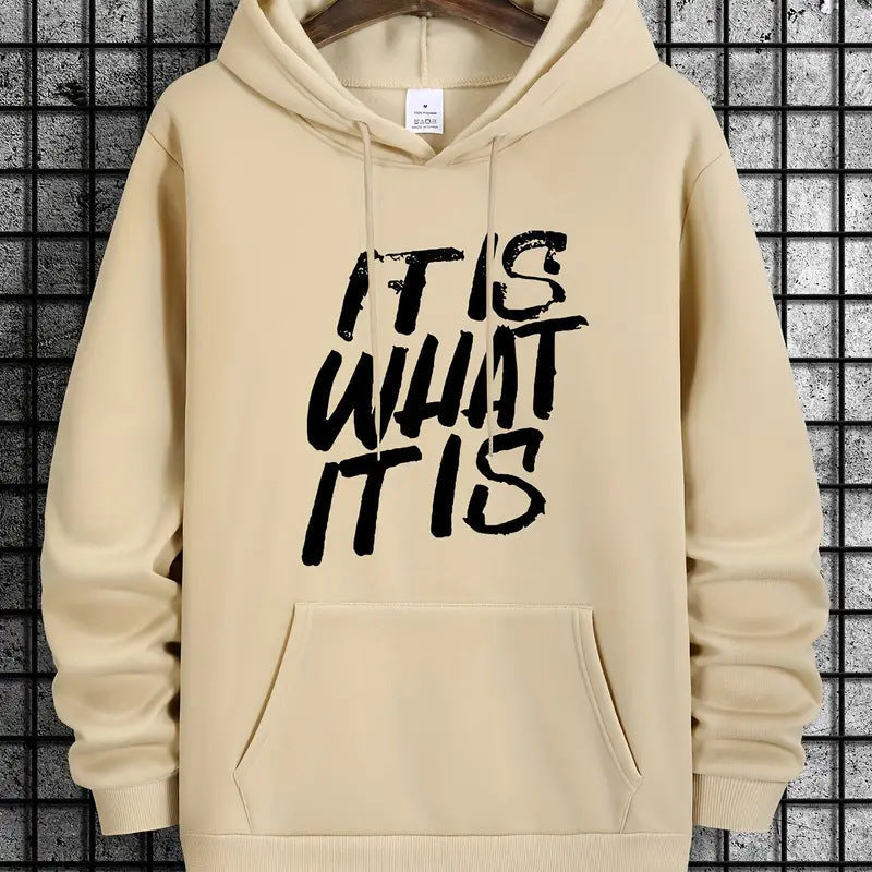 Damen Kapuzenpullover Bequem Moderner Schriftzug Norvielle