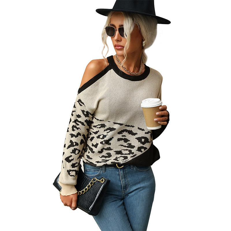 Damen Strickpullover Groß Tiermotiv Lässig Norvielle