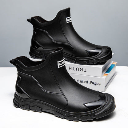 Herren Gummistiefel Rutschfest Flexibler Einstieg