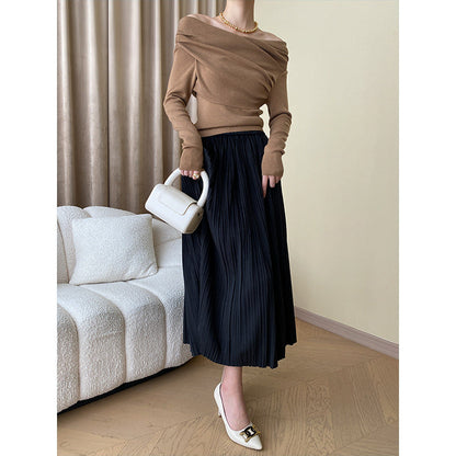 Damen Wickelbluse Figurbetont Gerafft Norvielle