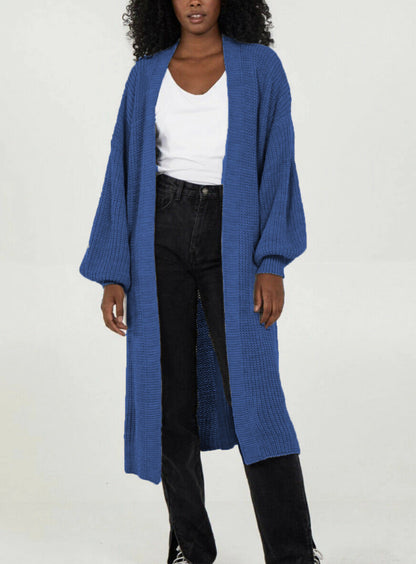 Damen Oversized Strickmantel Lässig Norvielle