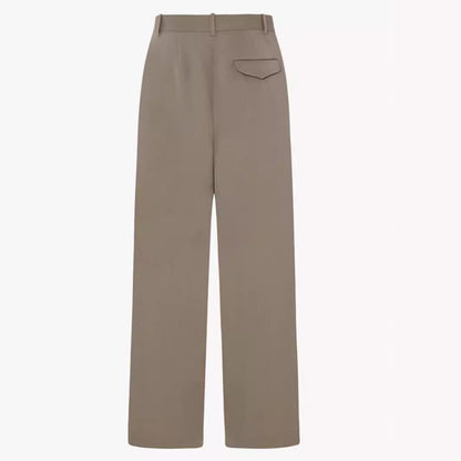 Damen Weite Stoffhose Elegantes Design