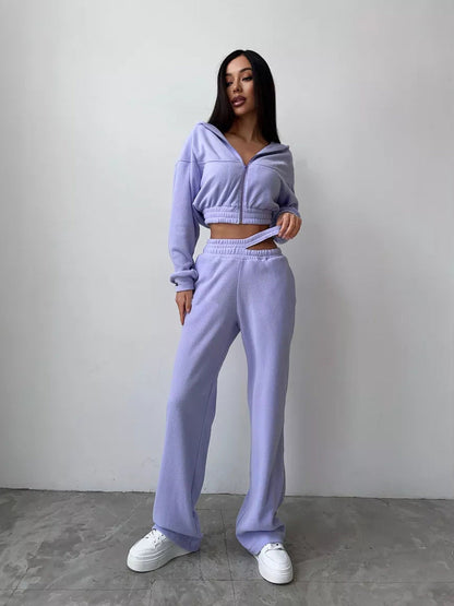 Damen Jogginganzug Sportlich Norvielle