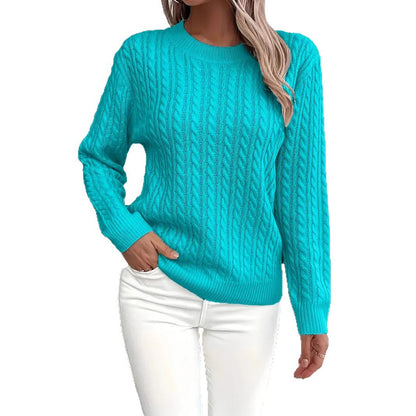 Damen Strickpullover Zopfdesign Norvielle