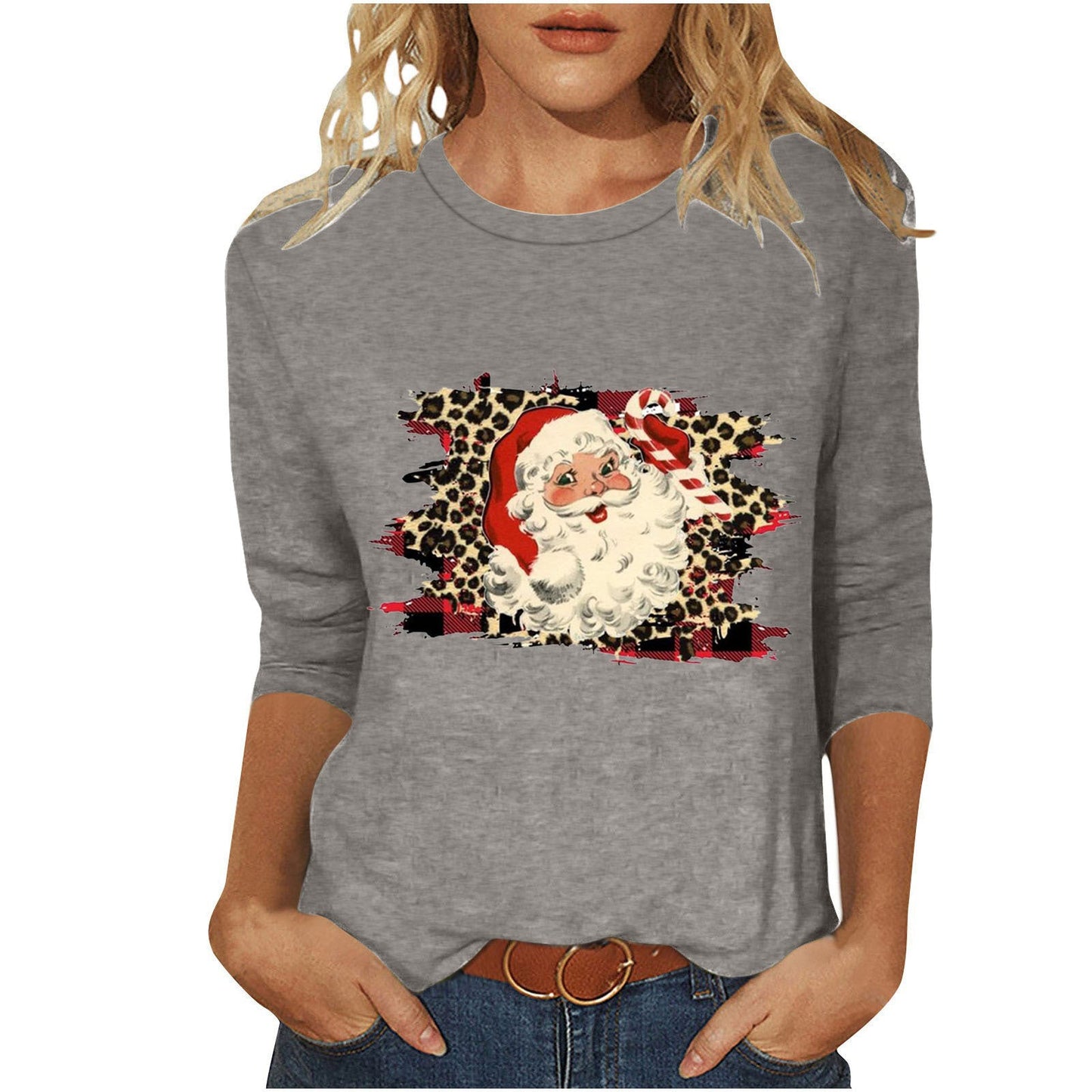 Damen Sweatshirt Weihnachtsmotiv Norvielle