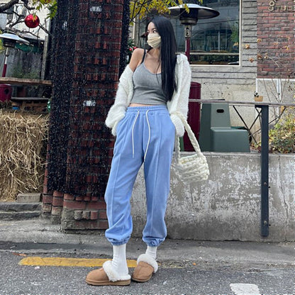 Damen Sweatpants Bequem Gummizug