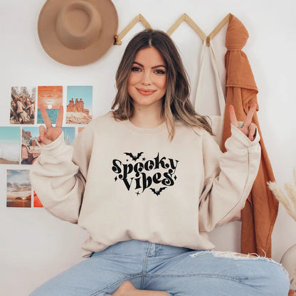 Damen Sweatshirt Halloween-Design Bequem