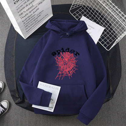 Damen Kapuzensweater Spinnenmotiv Norvielle