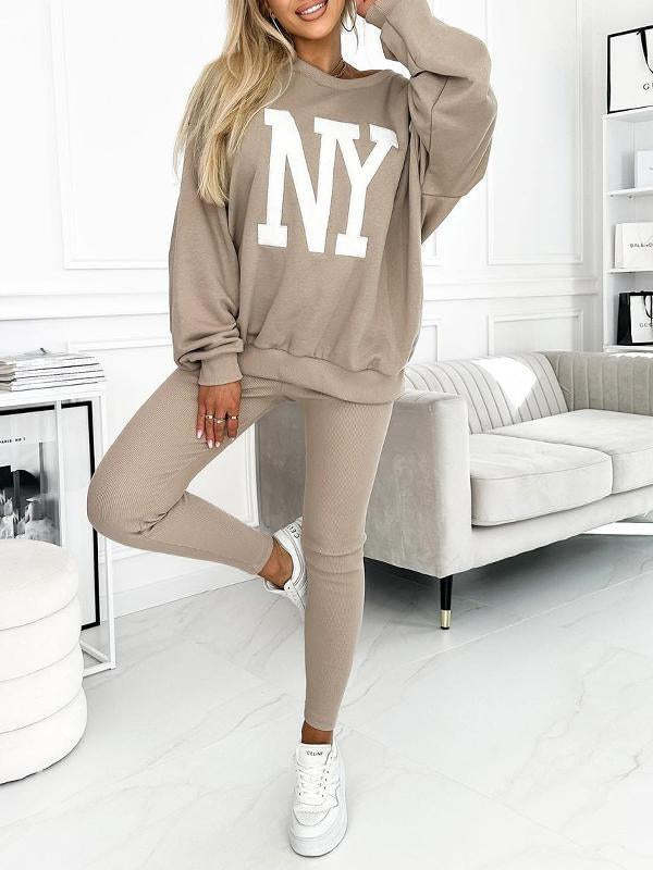 Damen Oversized Pullover Floralmuster Norvielle