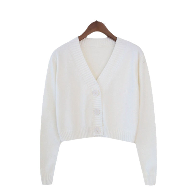 Damen Crop-Pullover Weich Strukturiert Beige