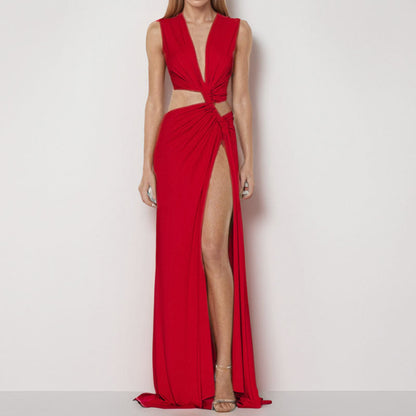 Damen Cut-Out Kleid Norvielle