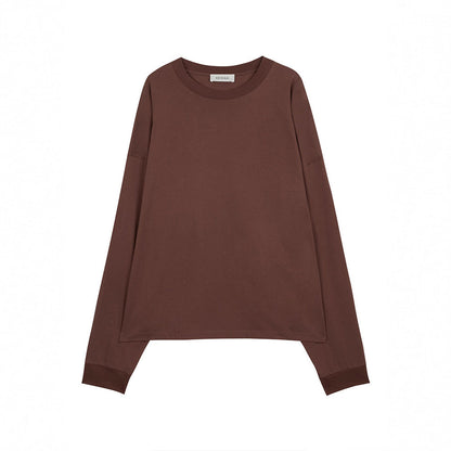 Damen Langarmshirt Minimalistisch Norvielle