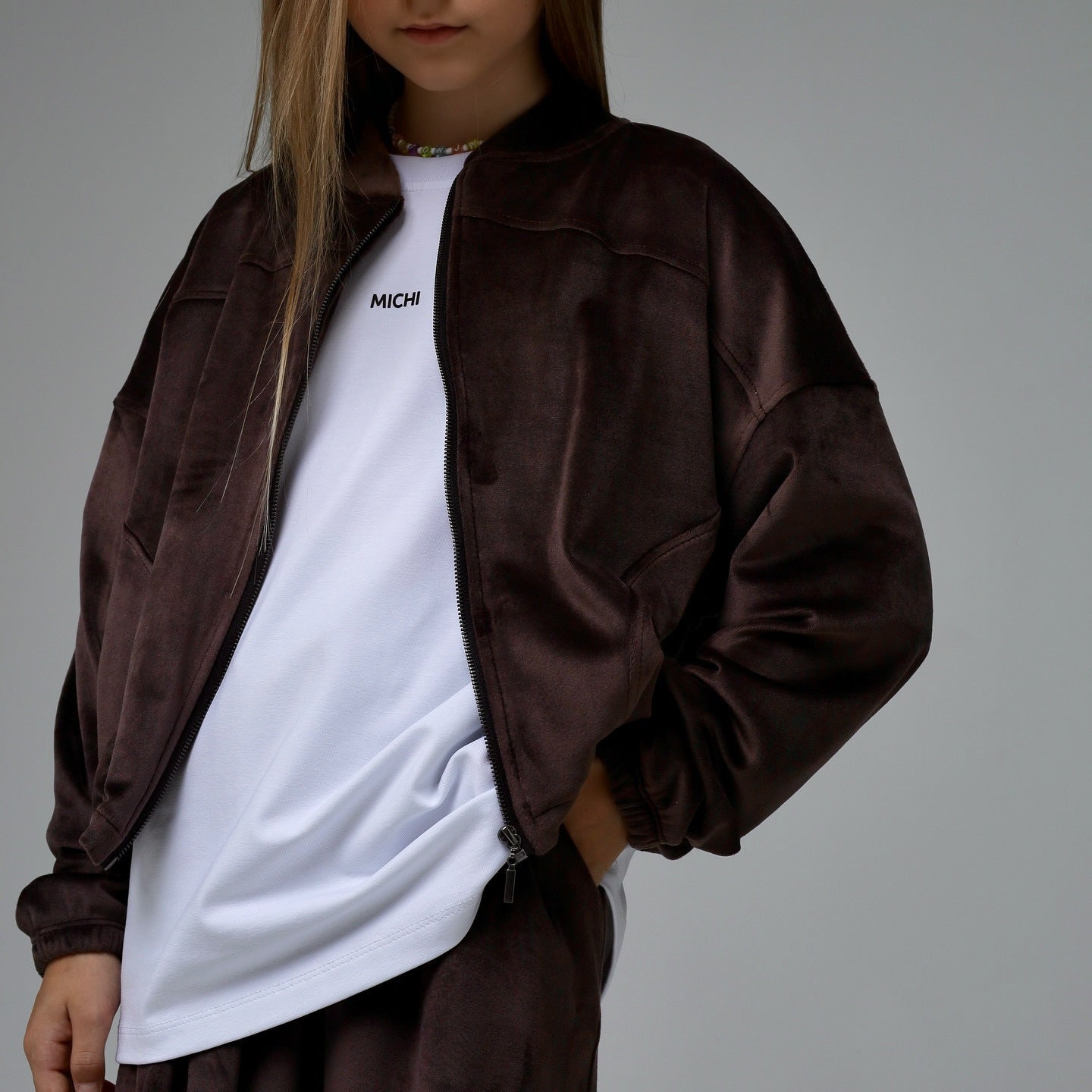Damen Fleecejacke Sportlich Durchgehender Reißverschluss Lässig