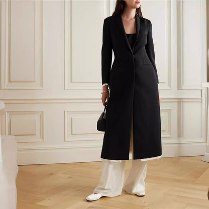 Damen Dufflecoat Elegantes Revers Norvielle