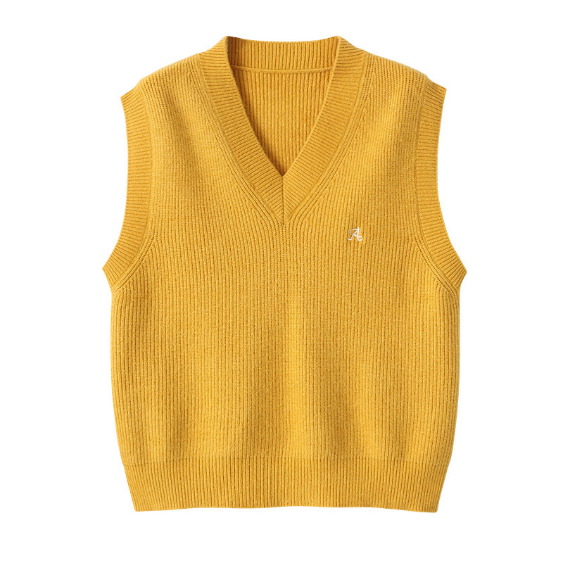 Damen Strickpullover V-Ausschnitt Feinripp Norvielle
